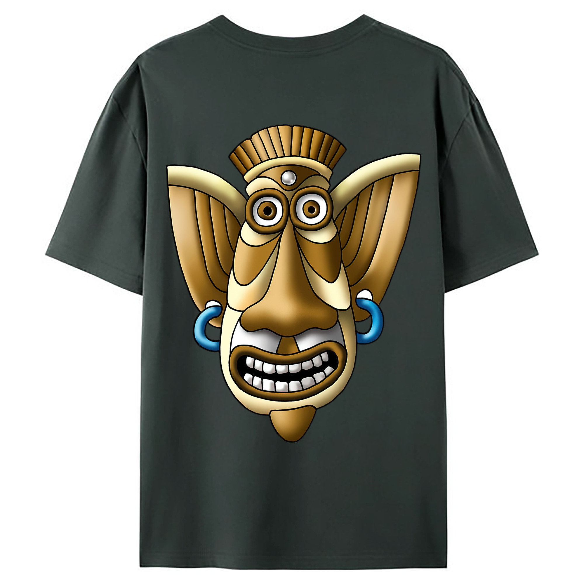 （画像用） ドラゴンクエスト Doragon Kuesuto Dragon Quest 綿100％ メンズ半袖Tシャツ（バックプリント） 通気性